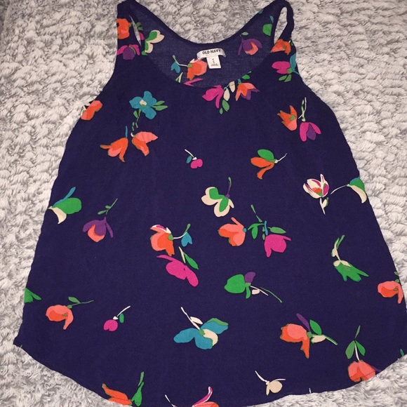 Old Navy Tops - 5/$20 SALE 🌟 Old Navy Floral Tank Size Medium